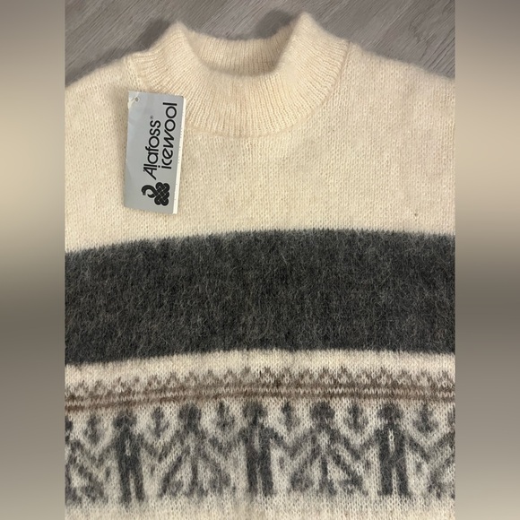 NWT DEADSTOCK Alafooss Icewool Knit Sheepwool Sweater - Picture 7 of 12